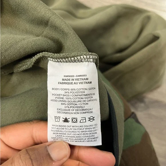 Nike Olive Green Zip-Up tech Hoodie - Picture 4 of 9